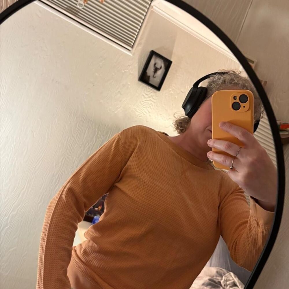Cat-jack Women's Orange Shirt - Picture 2 of 3